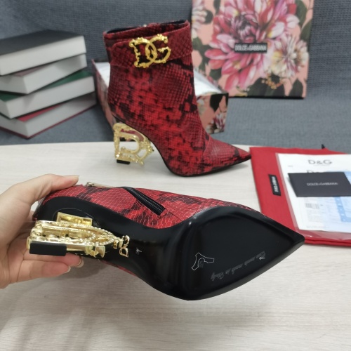 Replica Dolce & Gabbana D&G Boots For Women #1163111 $172.00 USD for Wholesale