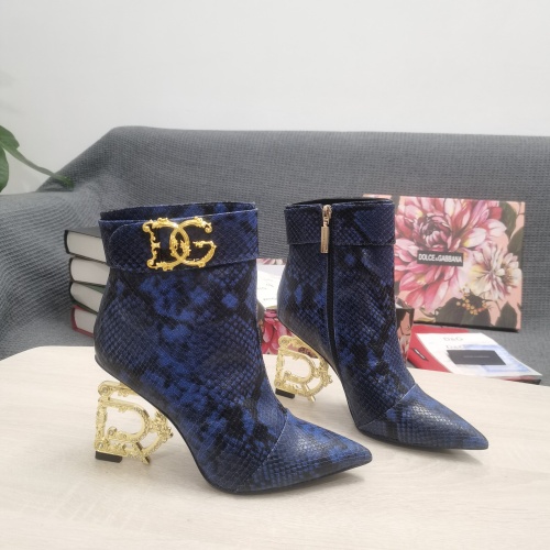 Wholesale Dolce &amp; Gabbana D&amp;G Boots For Women #1163112 $172.00 USD, Wholesale Quality Replica Dolce &amp; Gabbana D&amp;G Boots