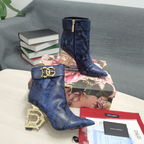 Replica Dolce & Gabbana D&G Boots For Women #1163112 $172.00 USD for Wholesale