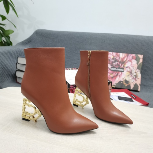 Wholesale Dolce &amp; Gabbana D&amp;G Boots For Women #1163199 $165.00 USD, Wholesale Quality Replica Dolce &amp; Gabbana D&amp;G Boots