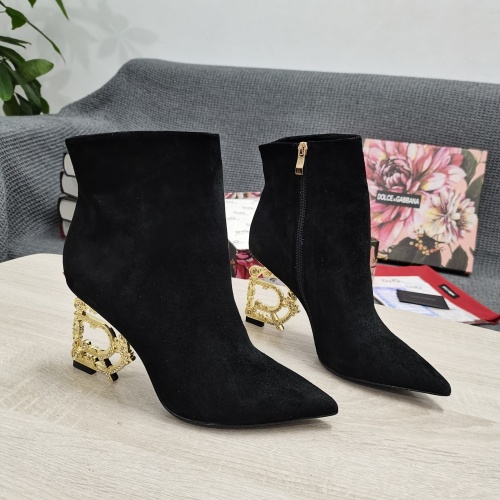 Wholesale Dolce &amp; Gabbana D&amp;G Boots For Women #1163201 $165.00 USD, Wholesale Quality Replica Dolce &amp; Gabbana D&amp;G Boots