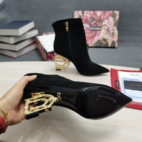 Replica Dolce & Gabbana D&G Boots For Women #1163201 $165.00 USD for Wholesale