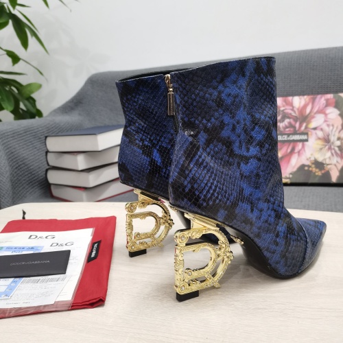 Replica Dolce & Gabbana D&G Boots For Women #1163204 $165.00 USD for Wholesale