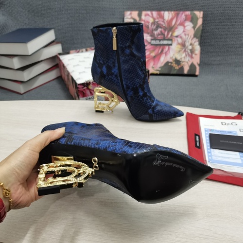 Replica Dolce & Gabbana D&G Boots For Women #1163204 $165.00 USD for Wholesale