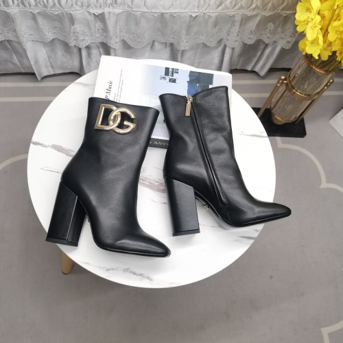 Wholesale Dolce &amp; Gabbana D&amp;G Boots For Women #1163371 $160.00 USD, Wholesale Quality Replica Dolce &amp; Gabbana D&amp;G Boots