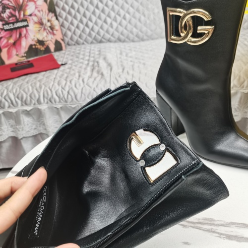 Replica Dolce & Gabbana D&G Boots For Women #1163371 $160.00 USD for Wholesale