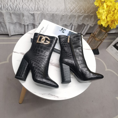 Wholesale Dolce &amp; Gabbana D&amp;G Boots For Women #1163375 $160.00 USD, Wholesale Quality Replica Dolce &amp; Gabbana D&amp;G Boots