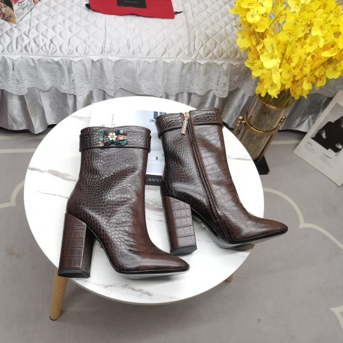 Wholesale Dolce &amp; Gabbana D&amp;G Boots For Women #1163380 $160.00 USD, Wholesale Quality Replica Dolce &amp; Gabbana D&amp;G Boots