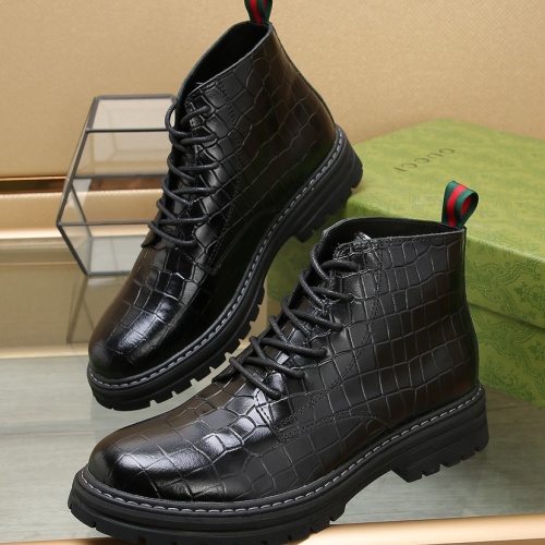 Wholesale Gucci Boots For Men #1163438 $105.00 USD, Wholesale Quality Replica Gucci Boots