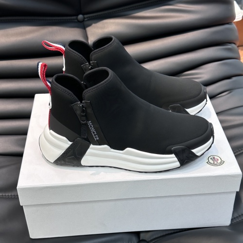 Wholesale Moncler High Tops Shoes For Men #1163534 $115.00 USD, Wholesale Quality Replica Moncler High Tops Shoes