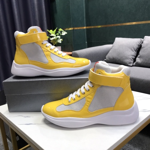 Replica Prada High Top Shoes For Men #1164159 $72.00 USD for Wholesale