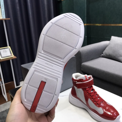 Replica Prada High Top Shoes For Men #1164160 $72.00 USD for Wholesale