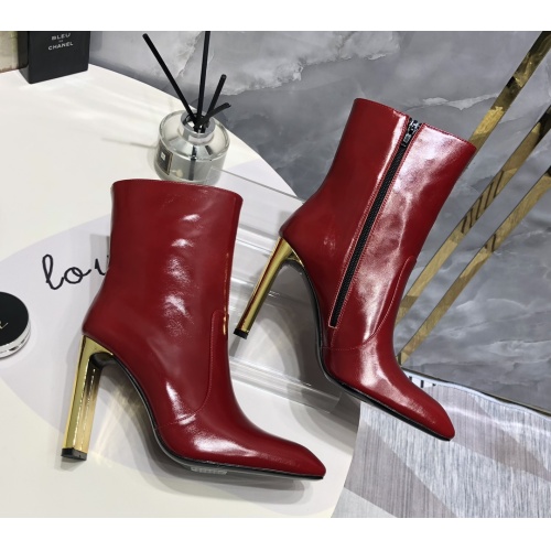 Wholesale Yves Saint Laurent YSL Boots For Women #1165134 $132.00 USD, Wholesale Quality Replica Yves Saint Laurent YSL Boots