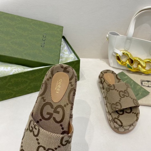 Replica Gucci Slippers For Women #1172082 $76.00 USD for Wholesale