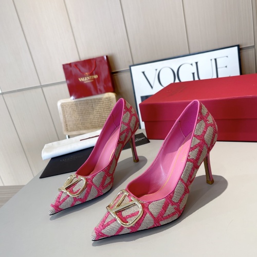 Wholesale Valentino High-Heeled Shoes For Women #1174370 $96.00 USD, Wholesale Quality Replica Valentino High-Heeled Shoes