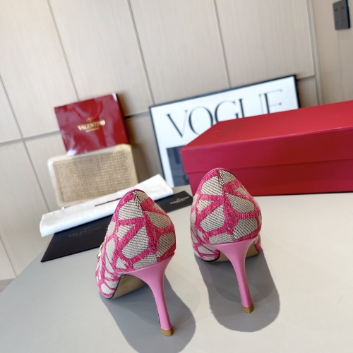 Replica Valentino High-Heeled Shoes For Women #1174370 $96.00 USD for Wholesale