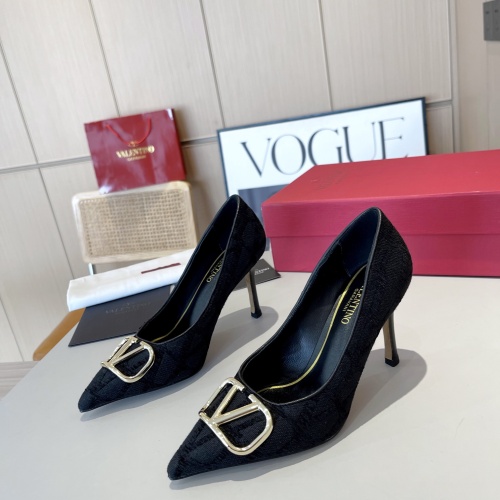 Wholesale Valentino High-Heeled Shoes For Women #1174382 $96.00 USD, Wholesale Quality Replica Valentino High-Heeled Shoes