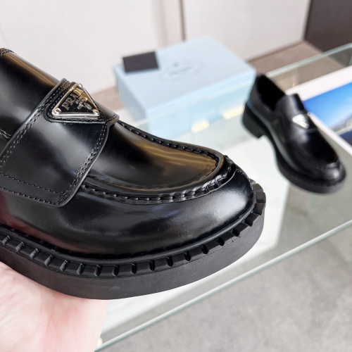 Replica Prada Leather Shoes For Women #1174692 $98.00 USD for Wholesale