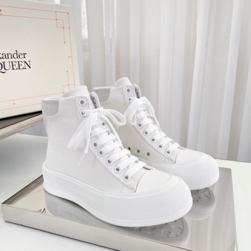 Wholesale Alexander McQueen High Tops Shoes For Women #1174894 $96.00 USD, Wholesale Quality Replica Alexander McQueen High Tops Shoes