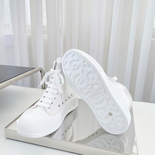 Replica Alexander McQueen High Tops Shoes For Women #1174894 $96.00 USD for Wholesale