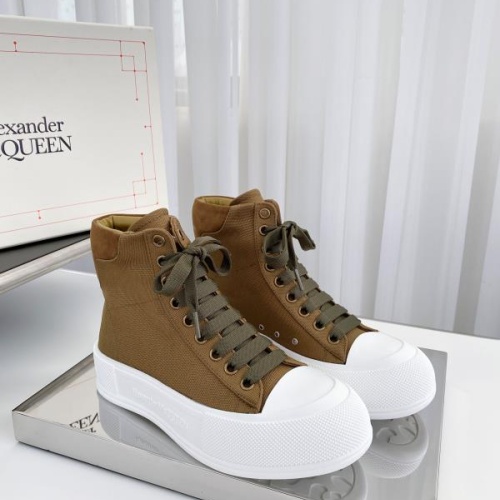 Wholesale Alexander McQueen High Tops Shoes For Women #1174896 $96.00 USD, Wholesale Quality Replica Alexander McQueen High Tops Shoes