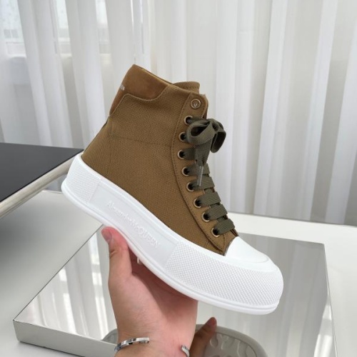 Replica Alexander McQueen High Tops Shoes For Men #1174897 $98.00 USD for Wholesale