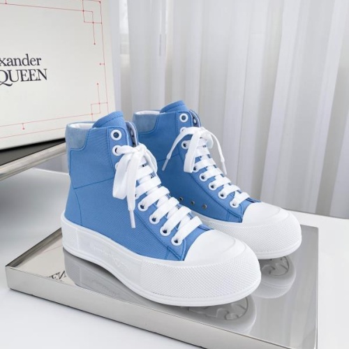 Wholesale Alexander McQueen High Tops Shoes For Women #1174898 $96.00 USD, Wholesale Quality Replica Alexander McQueen High Tops Shoes