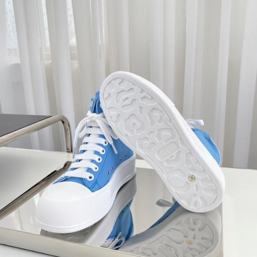 Replica Alexander McQueen High Tops Shoes For Women #1174898 $96.00 USD for Wholesale