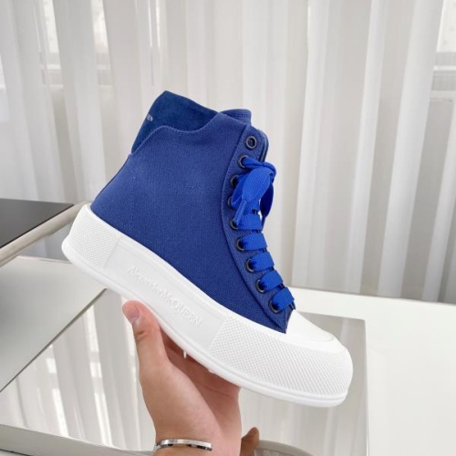 Replica Alexander McQueen High Tops Shoes For Women #1174900 $96.00 USD for Wholesale