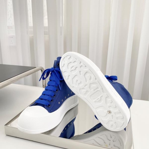 Replica Alexander McQueen High Tops Shoes For Men #1174901 $98.00 USD for Wholesale