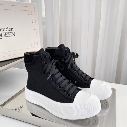 Wholesale Alexander McQueen High Tops Shoes For Women #1174902 $96.00 USD, Wholesale Quality Replica Alexander McQueen High Tops Shoes