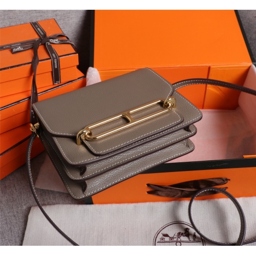 Replica Hermes AAA Quality Messenger Bags For Women #1175017 $115.00 USD for Wholesale