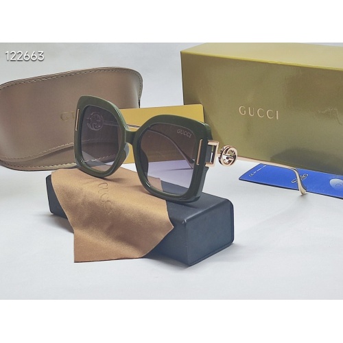 Wholesale Gucci Sunglasses #1175558 $25.00 USD, Wholesale Quality Replica Gucci Sunglasses