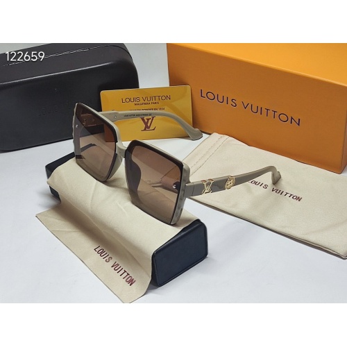 Wholesale Louis Vuitton Sunglasses #1175571 $25.00 USD, Wholesale Quality Replica Louis Vuitton Sunglasses