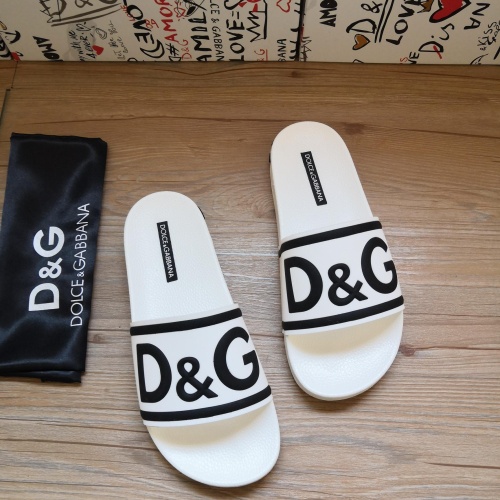 Replica Dolce & Gabbana D&G Slippers For Men #1177209 $48.00 USD for Wholesale