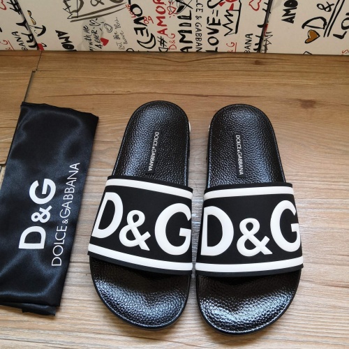 Wholesale Dolce &amp; Gabbana D&amp;G Slippers For Men #1177211 $48.00 USD, Wholesale Quality Replica Dolce &amp; Gabbana D&amp;G Slippers