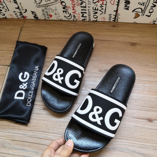 Replica Dolce & Gabbana D&G Slippers For Men #1177211 $48.00 USD for Wholesale