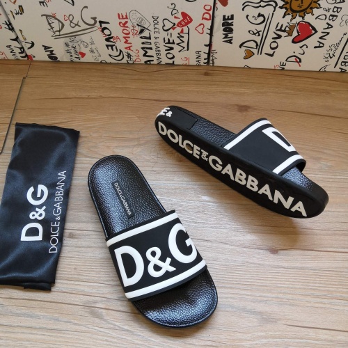 Replica Dolce & Gabbana D&G Slippers For Men #1177211 $48.00 USD for Wholesale