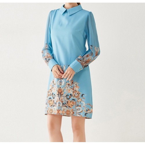 Wholesale Hermes Dresses Long Sleeved For Women #1177951 $60.00 USD, Wholesale Quality Replica Hermes Dresses