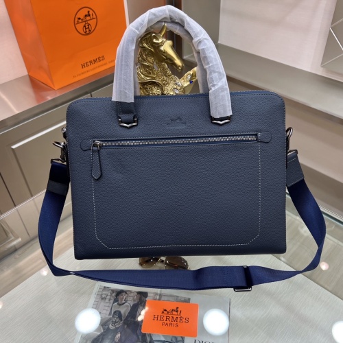 Replica Hermes AAA Man Handbags #1178367 $150.00 USD for Wholesale