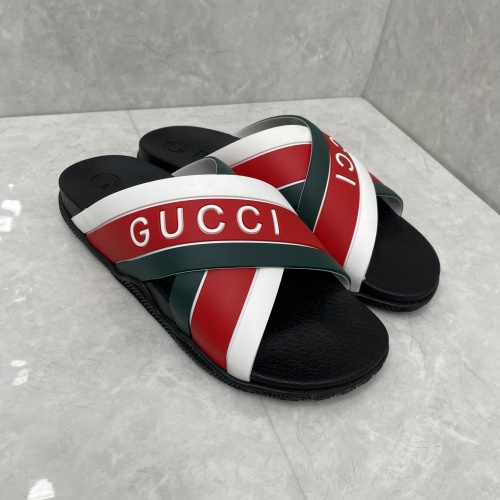 Replica Gucci Slippers For Men #1180455 $56.00 USD for Wholesale