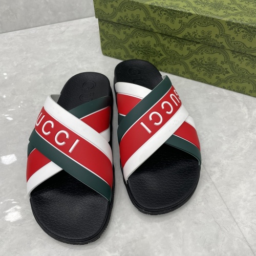 Replica Gucci Slippers For Men #1180455 $56.00 USD for Wholesale