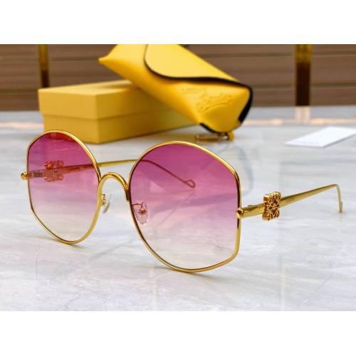 Wholesale LOEWE AAA Quality Sunglasses #1181157 $60.00 USD, Wholesale Quality Replica LOEWE AAA Quality Sunglasses