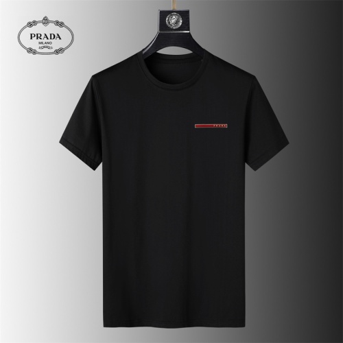 Wholesale Prada T-Shirts Short Sleeved For Men #1181618 $25.00 USD, Wholesale Quality Replica Prada T-Shirts