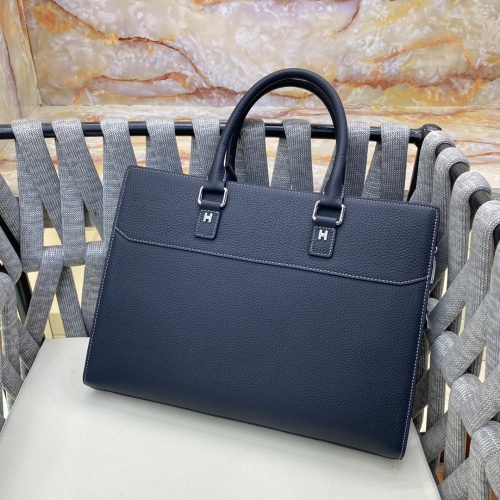 Replica Hermes AAA Man Handbags #1182728 $158.00 USD for Wholesale