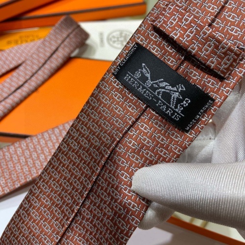 Replica Hermes Necktie For Men #1183395 $40.00 USD for Wholesale