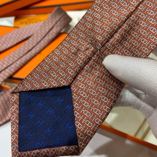 Replica Hermes Necktie For Men #1183395 $40.00 USD for Wholesale