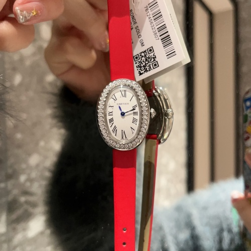 Wholesale Cartier AAA Quality Watches In Silver For Women #1183840 $155.00 USD, Wholesale Quality Replica Cartier AAA Quality Watches