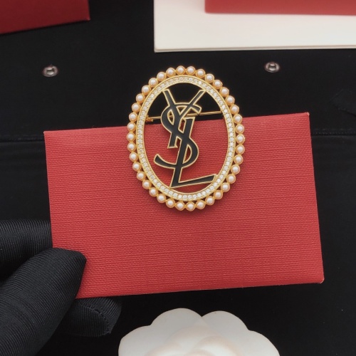 Replica Yves Saint Laurent Brooches For Women #1184178 $29.00 USD for Wholesale