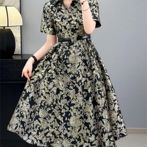 Wholesale Christian Dior Dresses Short Sleeved For Women #1184228 $108.00 USD, Wholesale Quality Replica Christian Dior Dresses